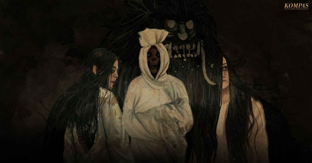 28+ Foto Wajah Pocong Paling Seram Rudi Gambar