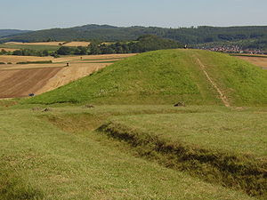 Keltischer Grabhügel auf dem Glauberg