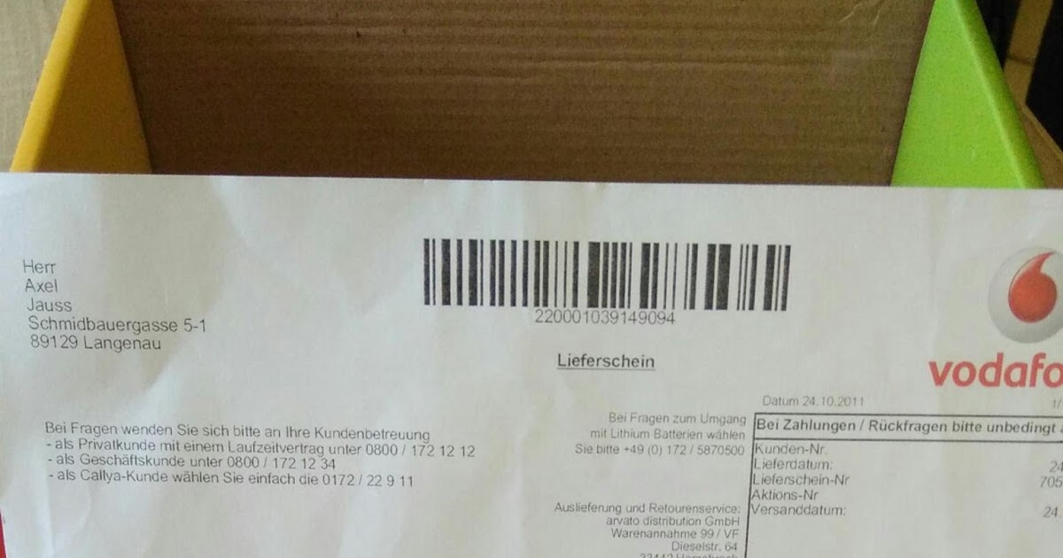 Router Zurueckschicken Vodafone Retourenschein Ausdrucken Pdf / Sky