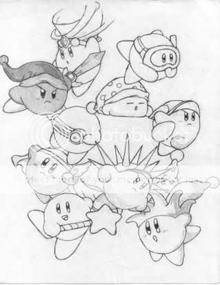 star wars coloring sheets : Kirbys Coloring Page Kirby Picture