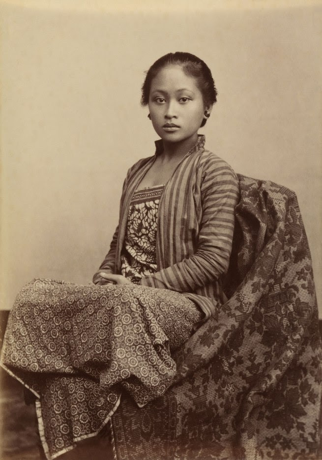 Kassian Céphas Indonesia 1845-1912 'Young Javanese woman' c. 1885