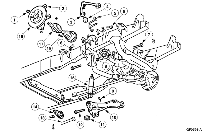 2000 Ford F150 4x4 Front Suspension Diagram 8581