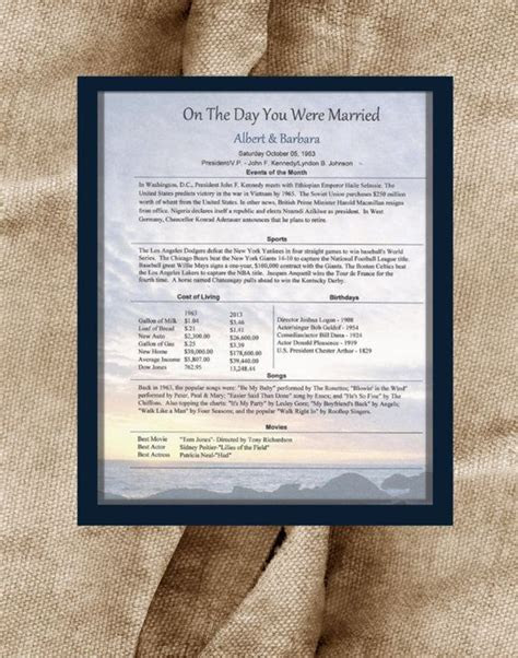 60th Wedding Anniversary Scrapbooking Ideas