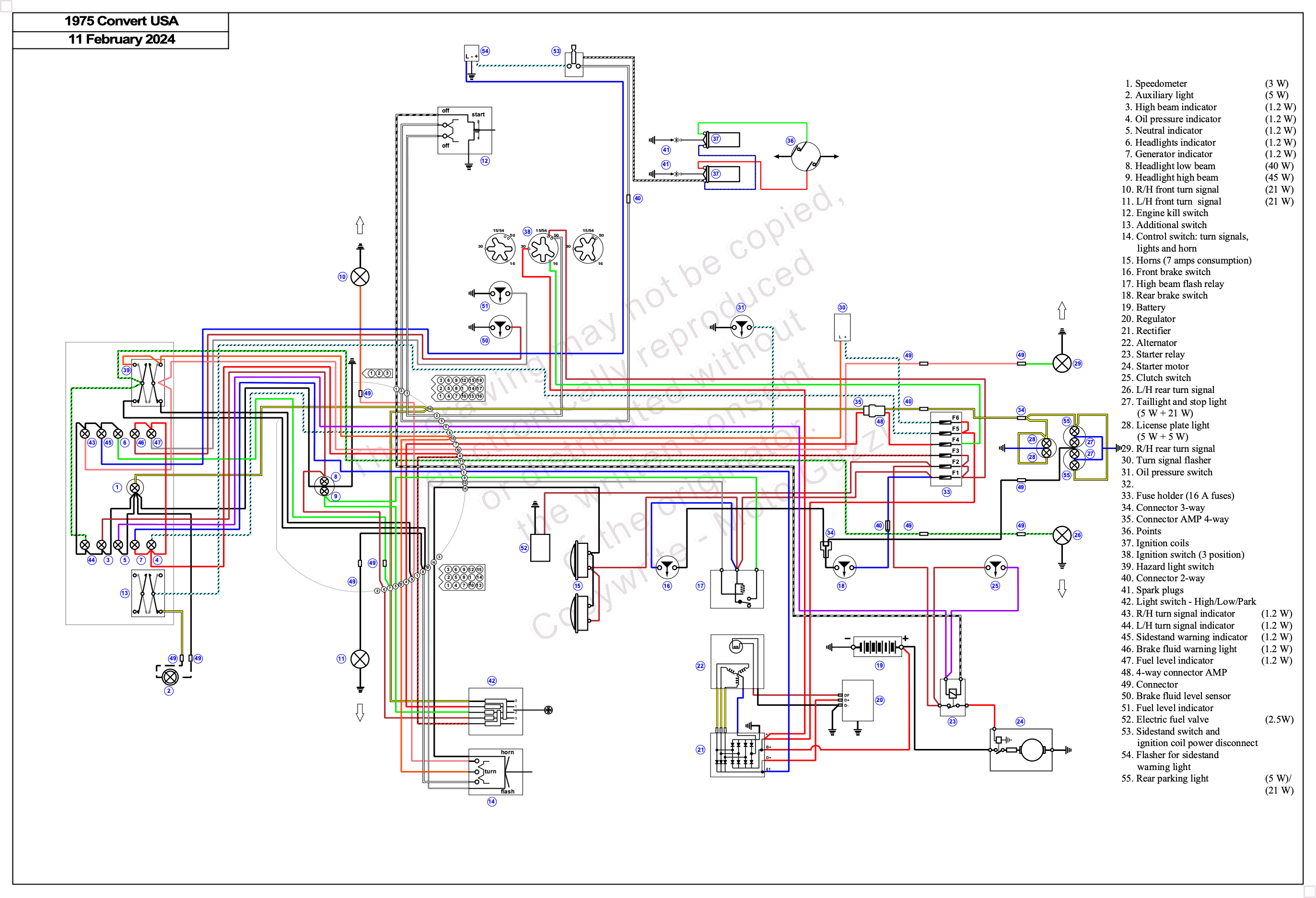 1976 1000 Cc Honda Goldwing Wiring Diagram - Wiring Diagram Schemas
