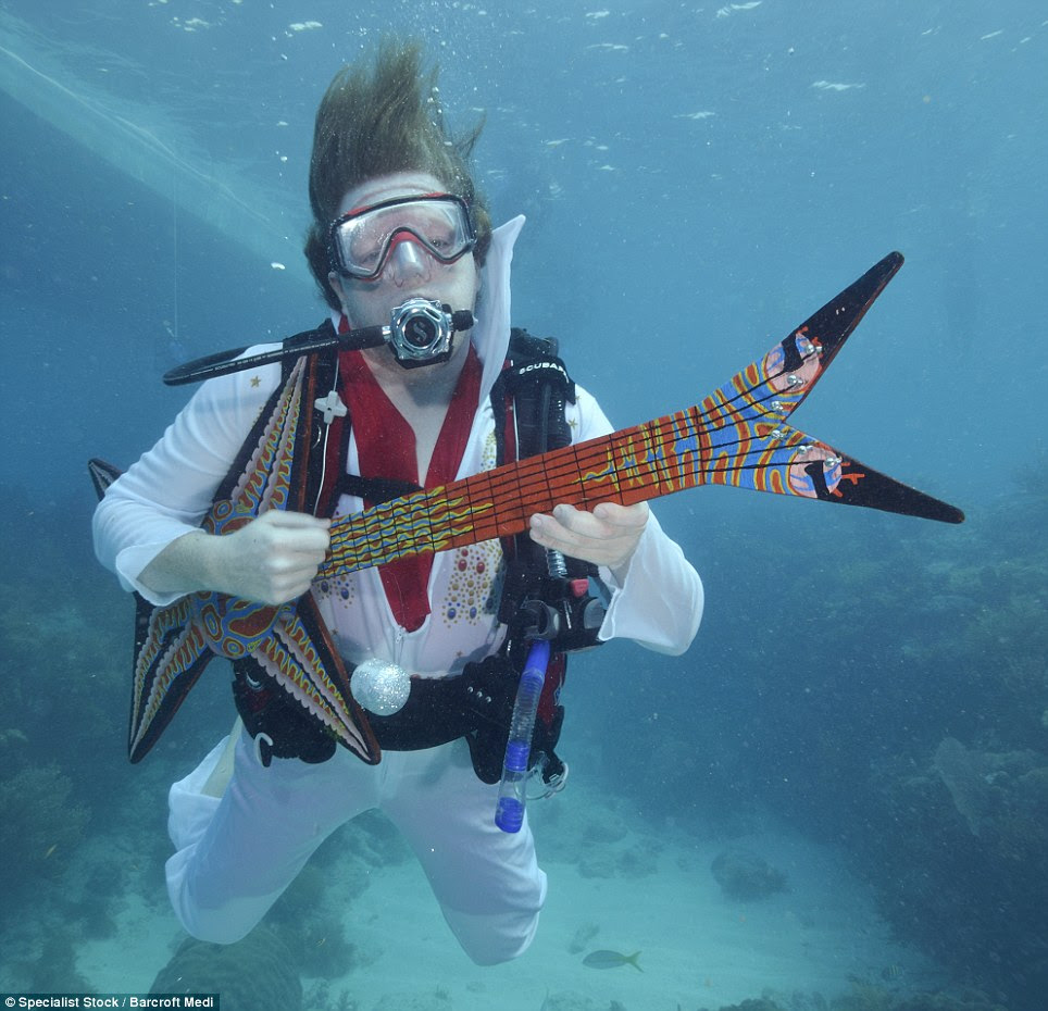 The Quirky Globe Florida hosts Underwater Music Festival...