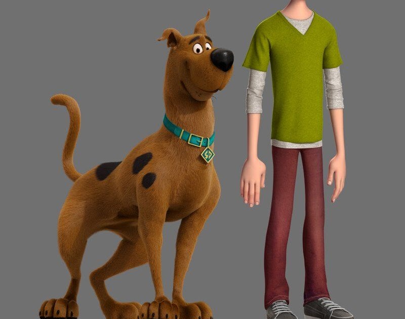 5 Cool Scooby Doo 3d Model Torre Mockup