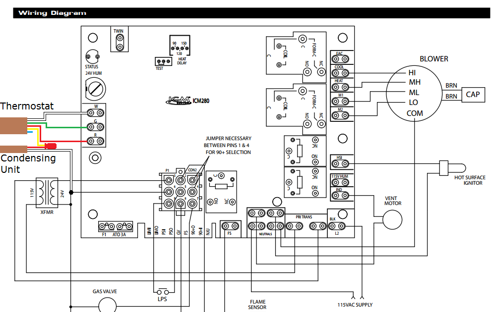 Goodman Fan Control Board Wiring Diagram Goodman Control