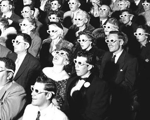 3D Movie audience