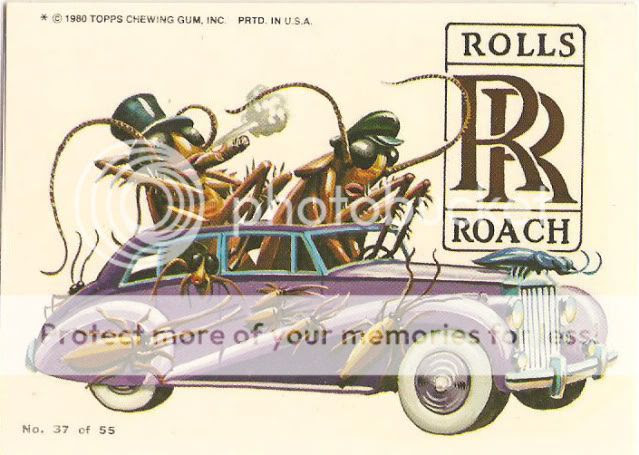 TOPPS WEIRD WHEELS 1980