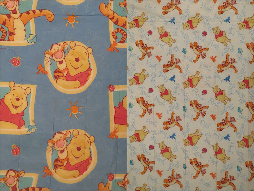 peeking pooh crib set