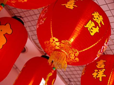 Chinese Lanterns for Sale in Chinatown, Singapore Photographic