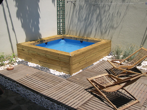 Piscina Hinchable Para Terraza : Piscinas pequeñas para terrazas y