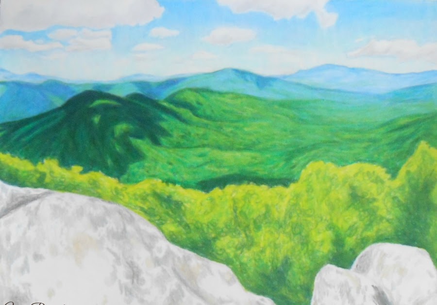 Nature Awesome Colored Pencil Drawings : I decided to recycle an old