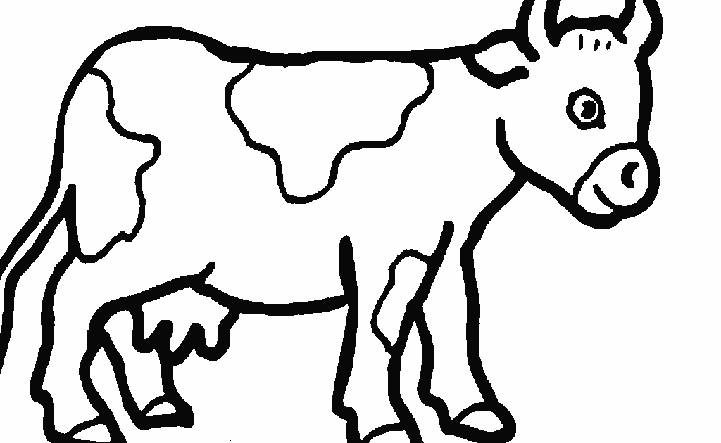 New Cow Coloring Pages Free Printable | Thousand of the Best printable ...