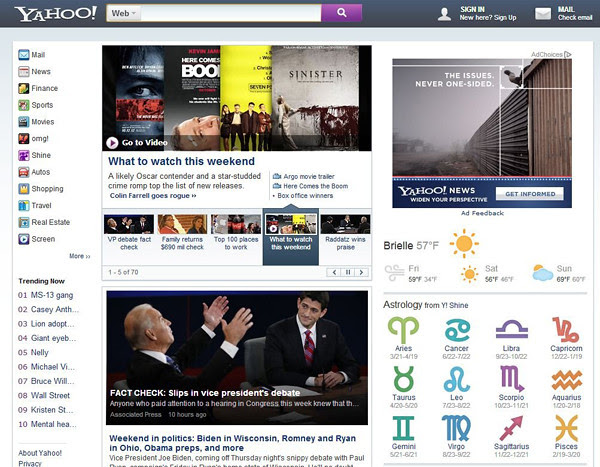 Inikah Penampilan Baru Situs Yahoo?