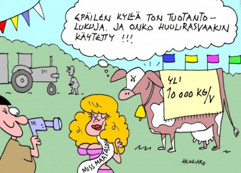 Isännän ylpeys kaulassa roikkuu
