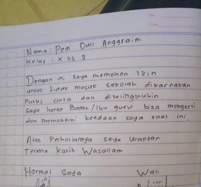 20+ Cara Bikin Surat Izin Kerja Karena Sakit PNG