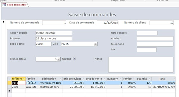 Exemple Base De Données Access 2007  Le Meilleur Exemple