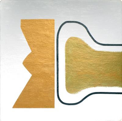 形色對話 150x150 金屬粉末、漆 2007 形色對話 150x150 金屬粉末、漆 2007