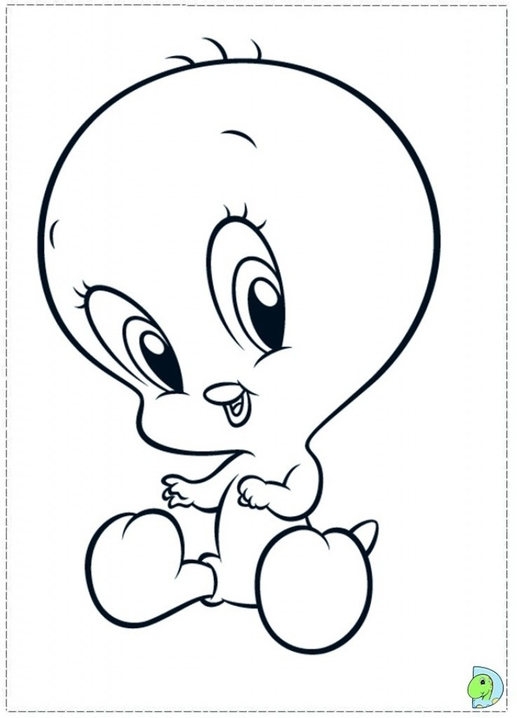 How To Draw Baby Tweety Bird