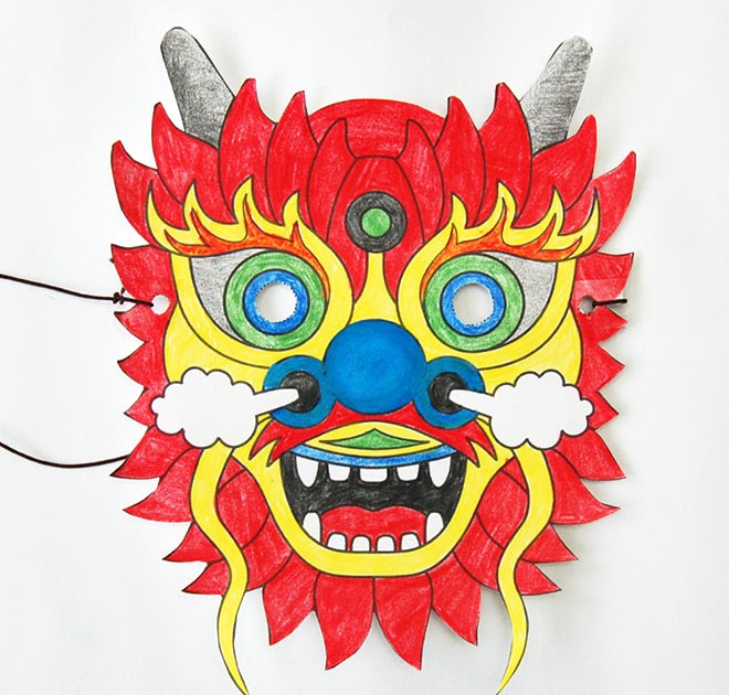 Chines Dragon Mask - Carinewbi