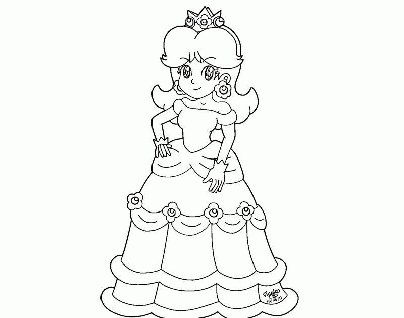 Luigi And Daisy Coloring Pages / Pin On Super Mario Coloring Pages