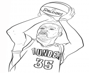 35 Kevin Durant Coloring Pages - Zsksydny Coloring Pages