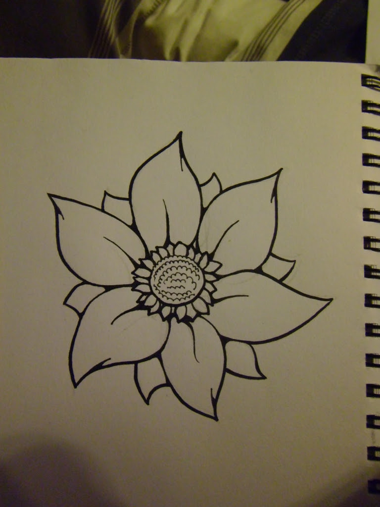 Realistic Drawings Of Flowers - Realistic Drawing Flower High Res Stock ...