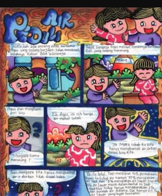 Contoh Cerita Bergambar Yang Mudah Digambar Tentang Lingkungan www