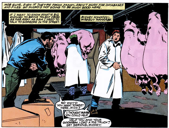 'Hey, Frank, that's a dandy Captain Morgan impression!' Punisher War Zone Annual #1