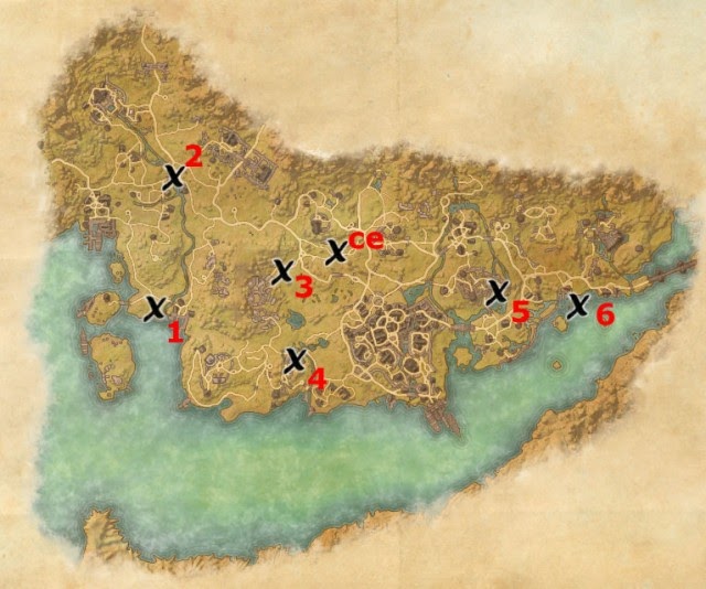 31 Eso Summerset Treasure Map 1 - Maps Database Source