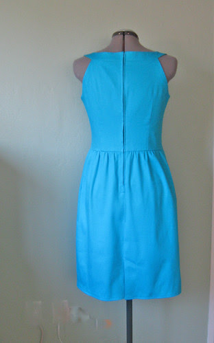 Trq pique dress back