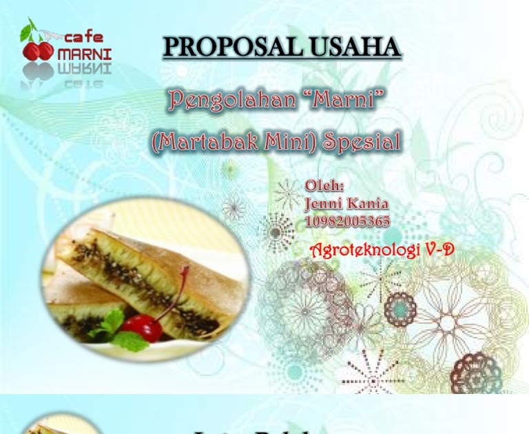 Proposal Usaha Makanan Internasional Sushi Proposal