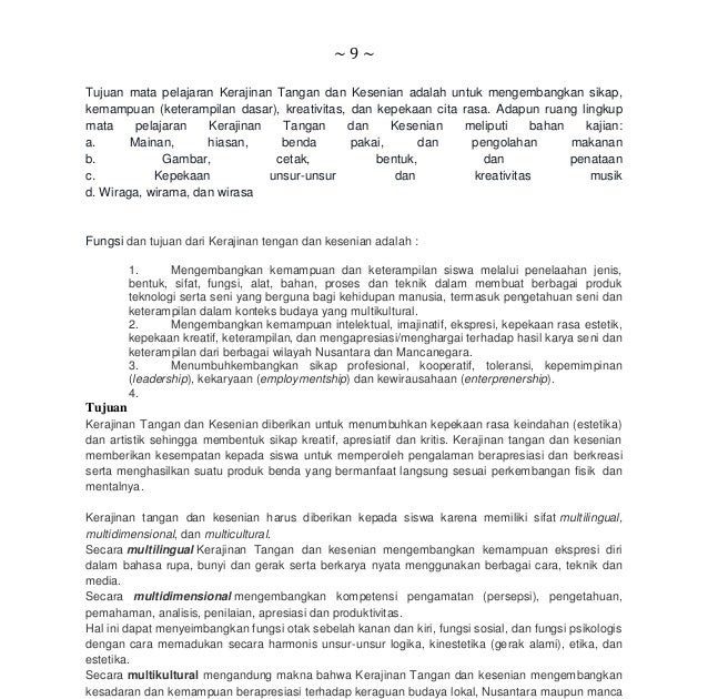 Contoh Makalah Tentang Kerajinan