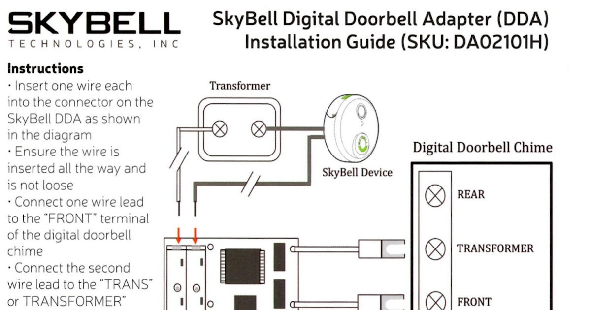 Doorbell Wiring Diagram Two Chimes / Diagram Doorbell Wiring Diagram