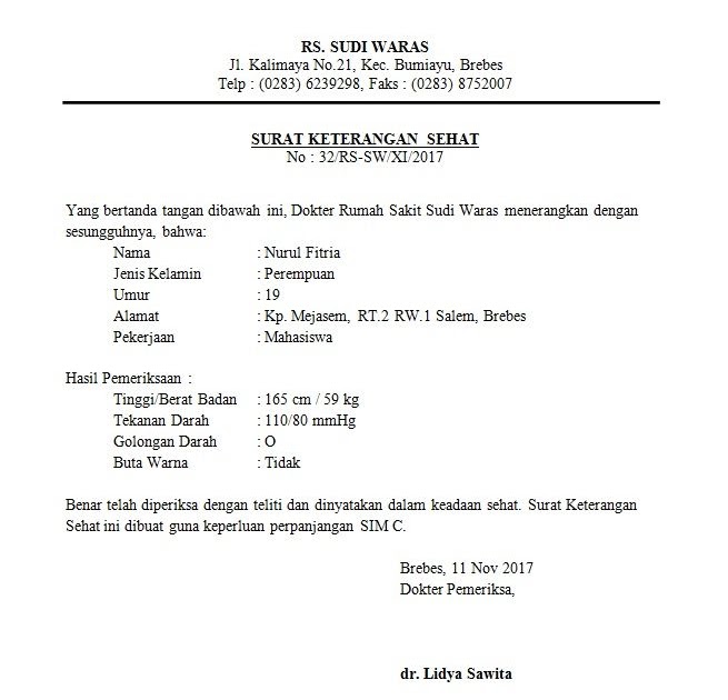 Contoh Surat Talak 3 Tulis Tangan