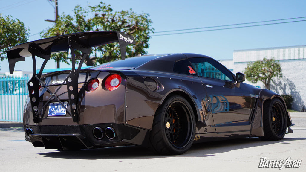 Nissan GTR r35 спойлер