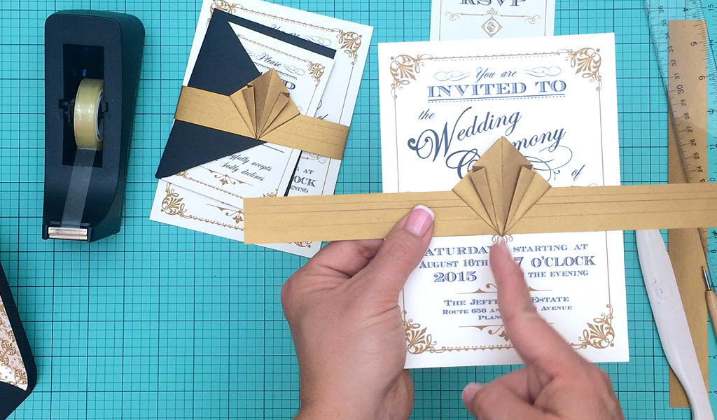 How To Stuff A Wedding Invitation Without Inner Envelope