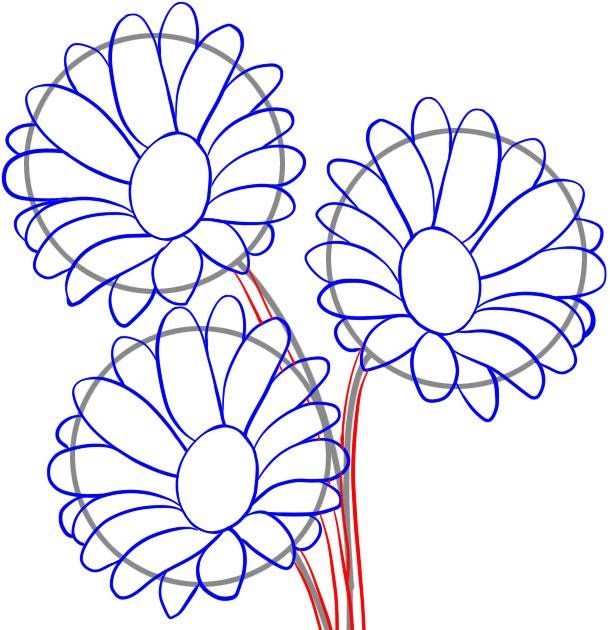 Terkeren 14 Sketsa  Bunga  Yang Berwarna  Gambar  Bunga  Indah