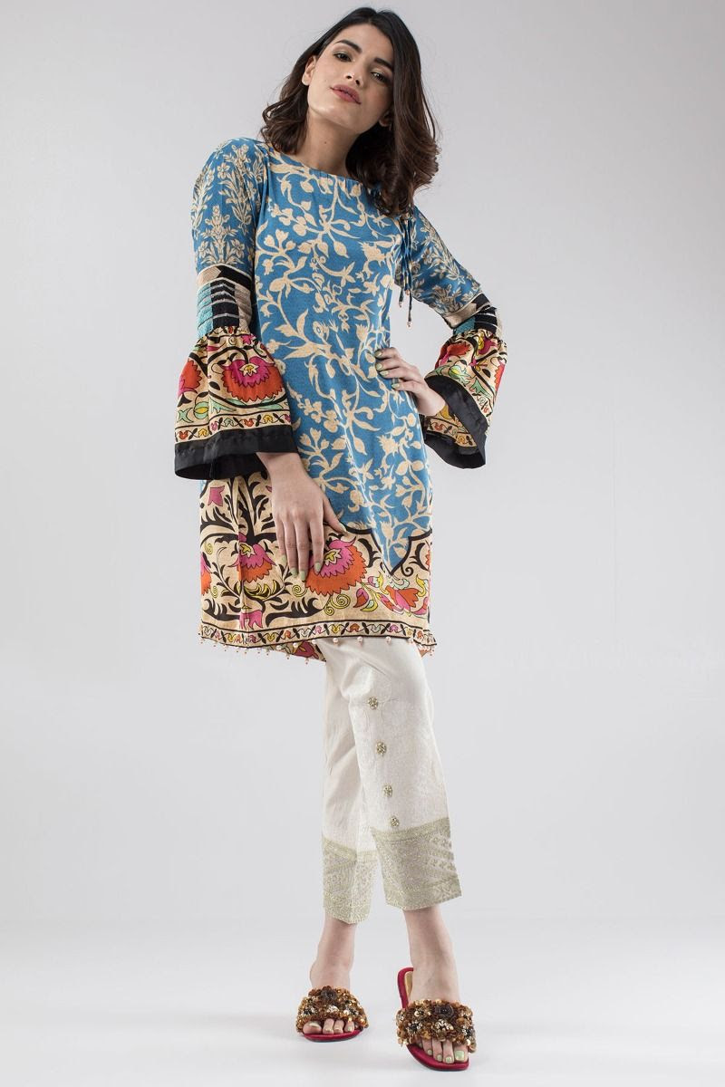 khaddar short frocks