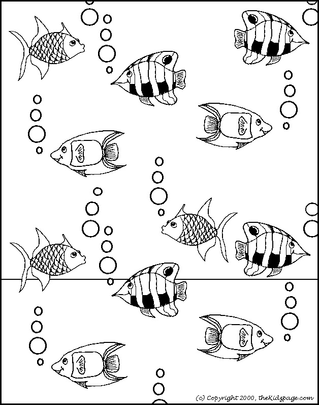 Coloring Fish Tank | Coloring