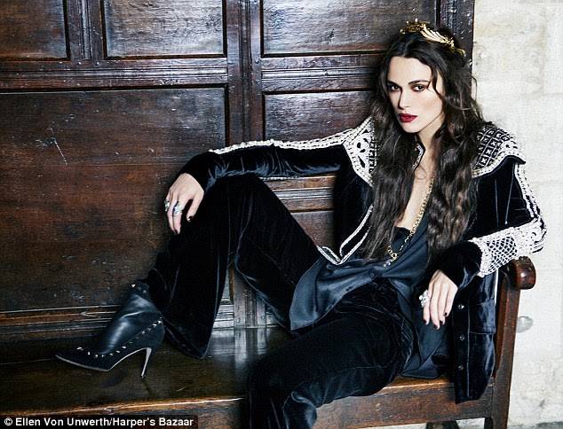 KATCHING MY I: Keira Knightley goes Gothic as she reveals her love for