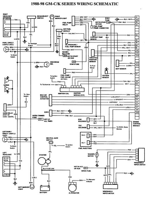 1989 Chevy Suburban Wiring Diagram - Wiring Schema