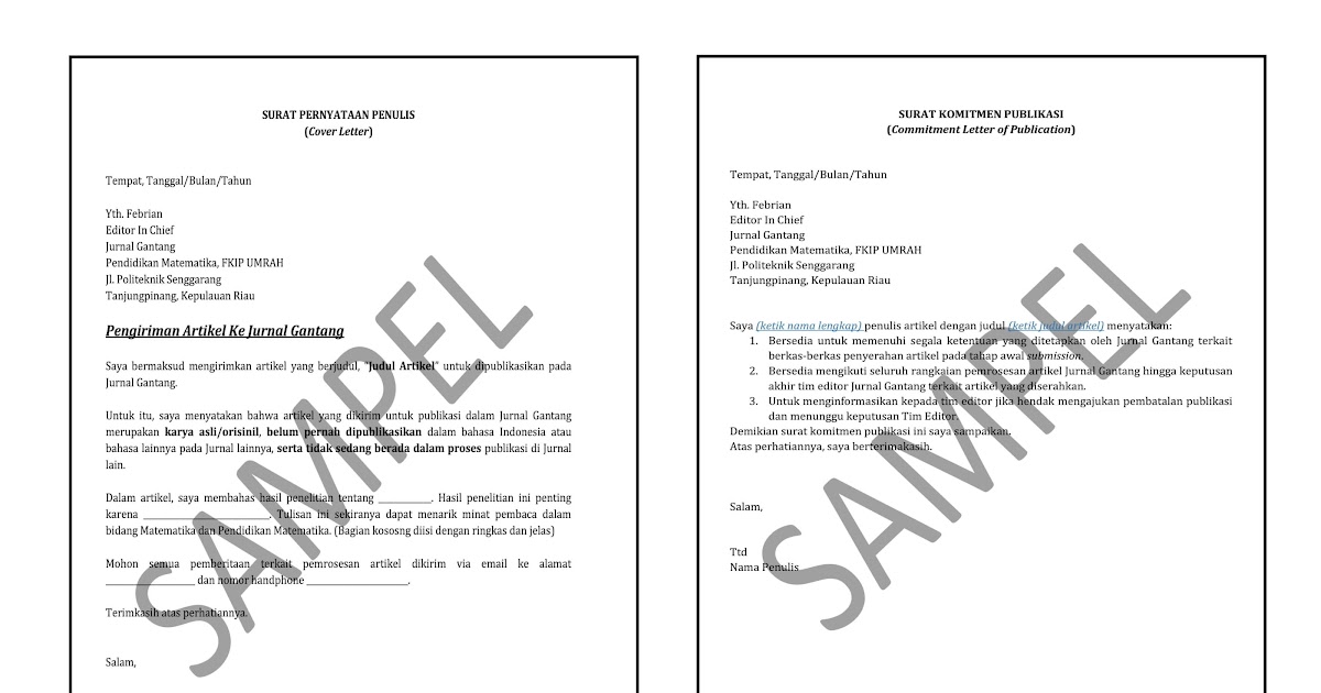 Contoh Surat Accepted Paper Di Jurnal 25+ Pdf Berbagi Pengalaman