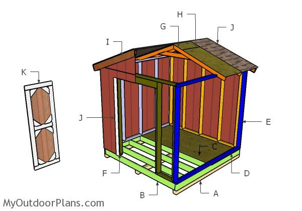 The questions 8x8 wooden shed plans | Seagel pala