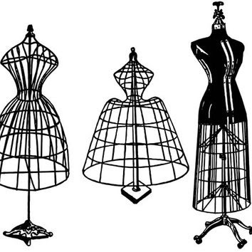 manikin drawing for clothes