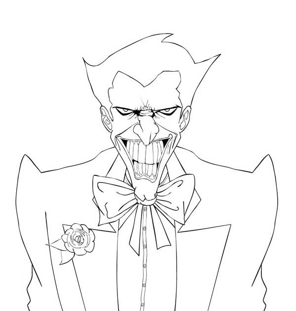 Joker Coloring Pages Best Coloring Pages For Kids - Coloring Pages