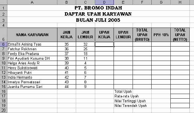 Download Soal Excel Kombinasi Rummus Xcls Jawaban Buku