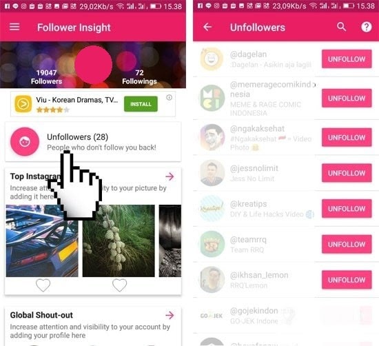 Cara Mengetahui Following Yang Tidak Follow Back Instagram Tanpa Aplikasi Seguidores En Instagram Gratis Hack