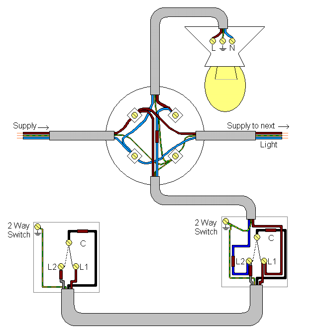 Wiring Diagram For Double Pole Light Switch